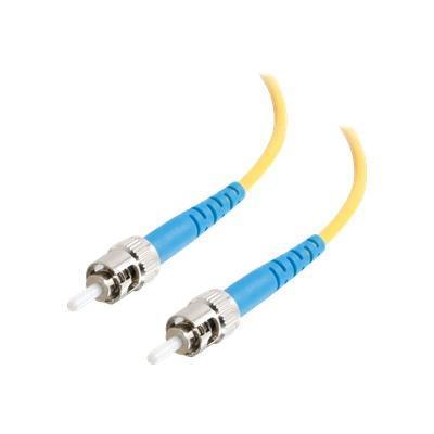 Cables To Go 37118 ST ST 9 125 OS1 Simplex Singlemode PVC Fiber Optic Cable Patch cable ST single mode M to ST single mode M 3.3 ft fiber optic 9