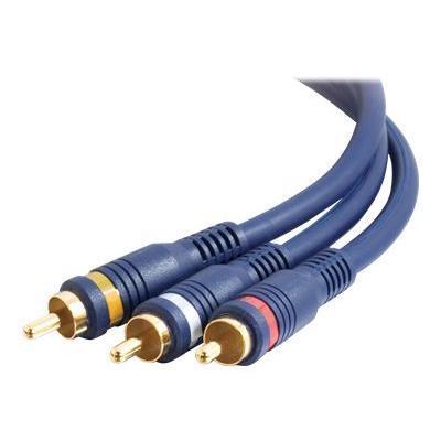 Cables To Go 40469 Velocity 35ft Velocity RCA Audio Video Cable Video audio cable composite video audio RCA M to RCA M 35 ft STP blue