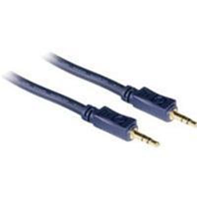 C2G 40937 Velocity 75ft Velocity 3.5mm M/M Stereo Audio Cable - Audio cable - stereo mini jack M to stereo mini jack M - 75 ft - shielded - blue - for Apple