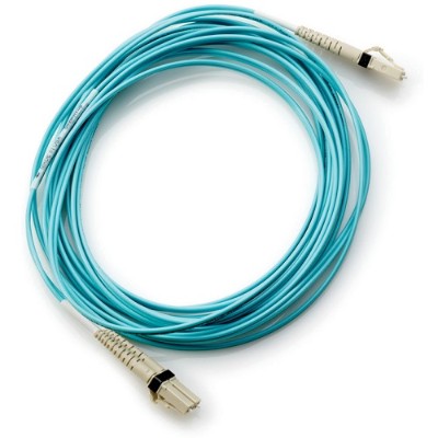 Hewlett Packard Enterprise AJ834A LC to LC Multi mode OM3 2 Fiber 1.0m 1 Pack Fiber Optic Cable