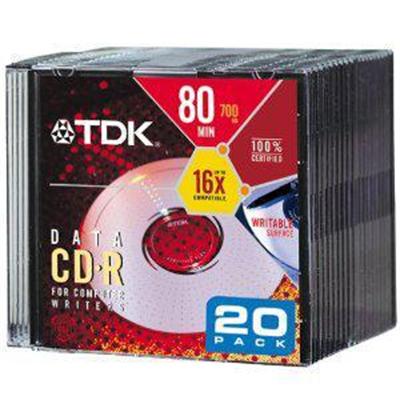 CD-R x 20 - 700 MB - storage media