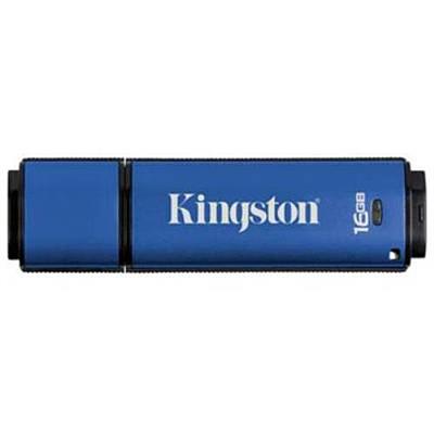 Kingston Digital Dtvp/16gb Datatraveler Vault - Privacy Edition (dtvp) 16gb Usb 2.0 Flash Drive   256-bit Aes Hardware-based Encryption And 100% Privacy
