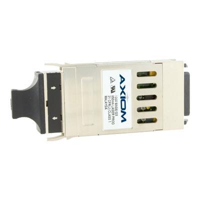 Axiom Memory E1G SX AX GBIC transceiver module equivalent to Foundry Networks E1G SX Gigabit Ethernet 1000Base SX