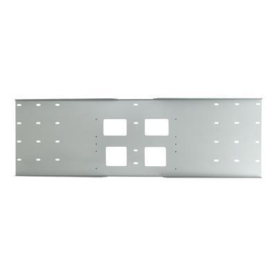 External Wall Plate WSP724 - Mounting component ( wall plate ) - cold-rolled steel - black