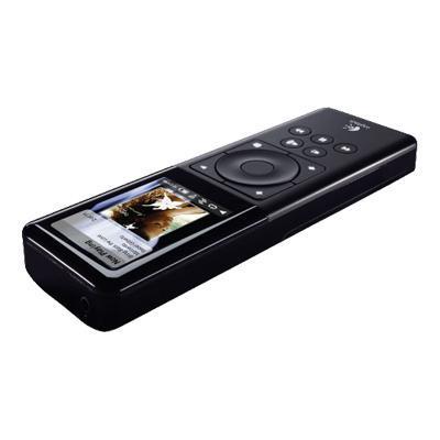 Click here to buy Squeezebox Controller - Portable network audio player   remote control - MP3 - display: 2.4 - high-gloss black by Logitech.