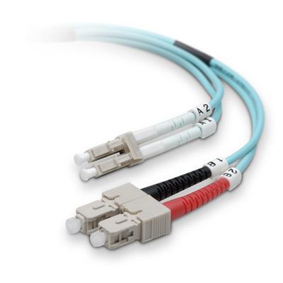 Belkin F2F402L7 02M Network cable LC PC multi mode M to SC PC multi mode M 6.6 ft fiber optic 50 125 micron B2B