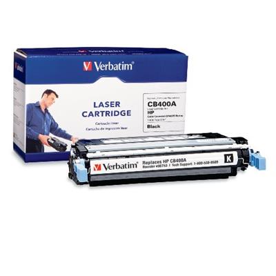 Verbatim 96753 HP CB400A Black Remanufactured Laser Toner Cartridge