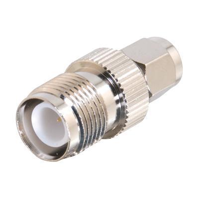 Cables To Go 42221 RP SMA Male to RP TNC Female Wi Fi Adapter Antenna adapter RP SMA M to RP TNC F coaxial silver