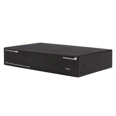 StarTech.com ST124UTPEA VGA Video and Audio over Cat5 UTP Video Extender 4 Ports Video audio extender 4 ports external up to 300m