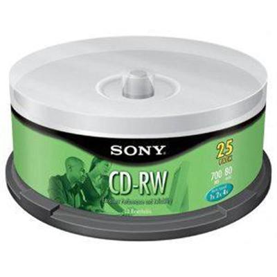 CDRW700RS - CD-RW x 25 - 700 MB - storage media