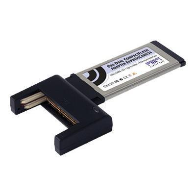 Pro Dual CompactFlash Adapter ExpressCard/34 - CompactFlash Card adapter - ExpressCard/34 Pro Dual CompactFlash Adapter ExpressCard/34 - CompactFlash Card adapter - ExpressCard/34