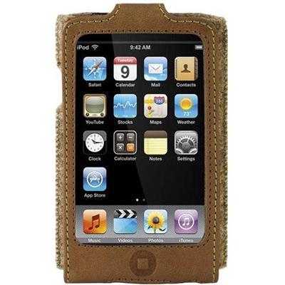 Eco-Conscious Leather Sleeve for iPod touch (2nd Gen) - case for digital player