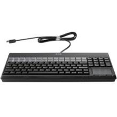 POS Keyboard Qwerty with 28 programmable keys and touchpad