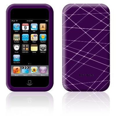 Etched Vector Sleeve for iPod touch 2nd Generation - Lavander