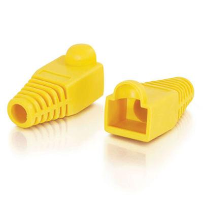 Cables To Go 04756 Network cable boots yellow pack of 50