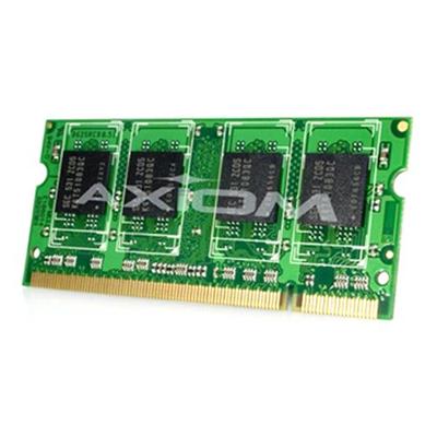 Axiom Memory 43R1988 AX AX DDR3 2 GB SO DIMM 204 pin 1066 MHz PC3 8500 1.5 V unbuffered non ECC for Lenovo ThinkCentre M58 ThinkPad R400 R50