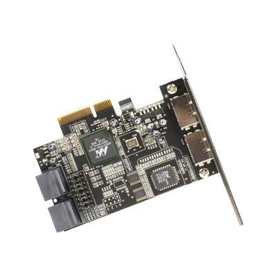 2 Port eSATA + 4 Port SATA PCI Express x4 SATA Controller Adapter Card - storage controller - SATA-300 / eSATA-300 - PCI Express x4