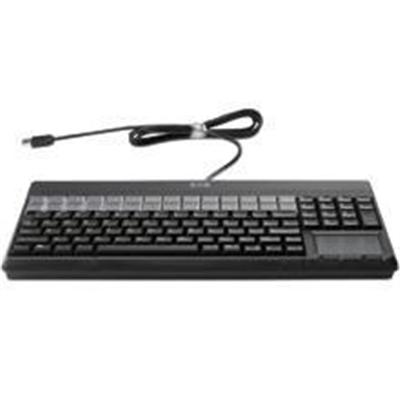 Hp Inc. Fk218aa#aba Pos Keyboard With Magnetic Stripe Reader - Keyboard - Usb - English - Us - For Point Of Sale System Rp5800  Rp3 Retail System  Rp7 Retail Sy