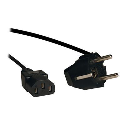 TrippLite P054 006 2 Prong European Computer Power Cord 10A IEC 320 C13 to SCHUKO CEE 7 7 6 ft.