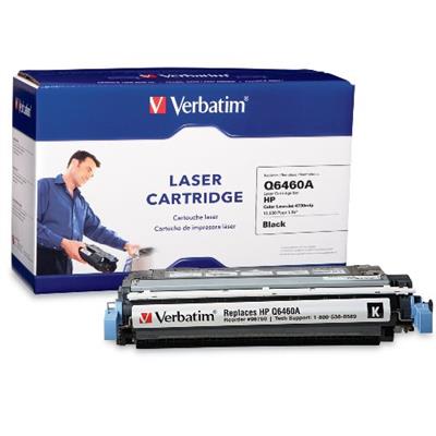 Verbatim 96760 HP Q6460A Black Remanufactured Laser Toner Cartridge
