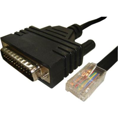 Cisco CAB AUX RJ45= Auxiliary Cable Serial cable RJ 45 M to DB 25 M 8 ft for 192 1921 4 pair 1921 ADSL2 1921 T1 19XX 28XX 28XX 2 pair 29XX