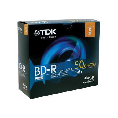 BD-R DL x 5 - 50 GB - storage media