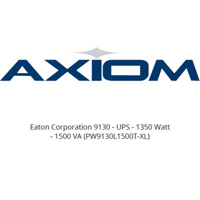 Eaton Corporation PW9130L1500T XL 9130 UPS AC 120 V 1350 Watt 1500 VA 9 Ah RS 232 USB output connectors 6 black
