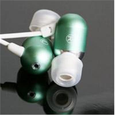 ATOMIC BASS ALUM EARPHONE LIGHT GREEN
