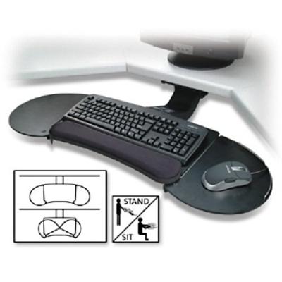 Kensington K60044US Fully Adjustable and Articulating Keyboard Platform Keyboard and mouse platform with wrist pillow