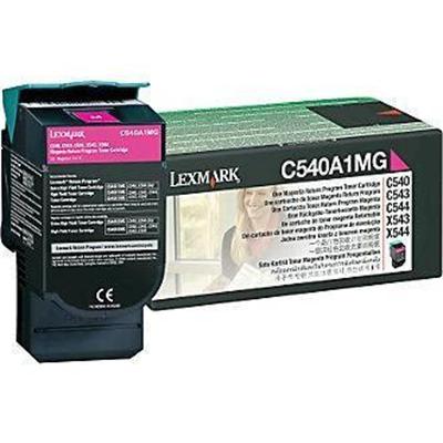 Lexmark C540A1MG Magenta original toner cartridge LCCP LRP for C540 543 544 546 X543 544 546 548