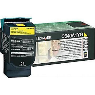 Lexmark C540A1YG Yellow original toner cartridge LCCP LRP for C540 543 544 546 X543 544 546 548