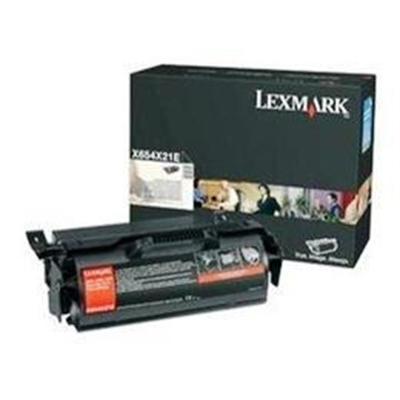 Lexmark X654X21A Extra High Yield black original toner cartridge LCCP for X654de 654dte 656de 656dte 658de 658dfe 658dme 658dte 658dtfe 658dtme