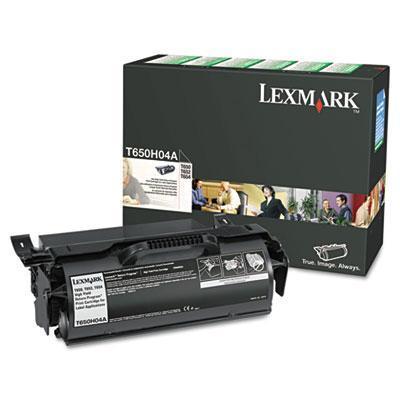 Lexmark T650H04A High Yield black original toner cartridge LCCP LRP for T650dn 650dtn 650n 652dn 652dtn 652n 654dn 654dtn 654n 656dne