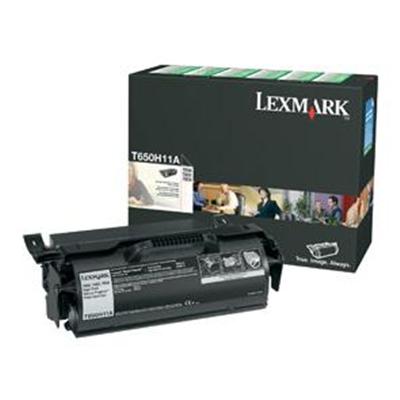 Lexmark T650H11A High Yield black original toner cartridge LCCP LRP for T650dn 650dtn 650n 652dn 652dtn 652n 654dn 654dtn 654n 656dne