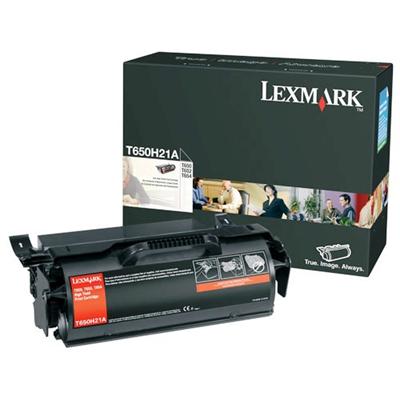 Lexmark T650H21A High Yield black original toner cartridge LCCP for T650dn 650dtn 650n 652dn 652dtn 652n 654dn 654dtn 654n