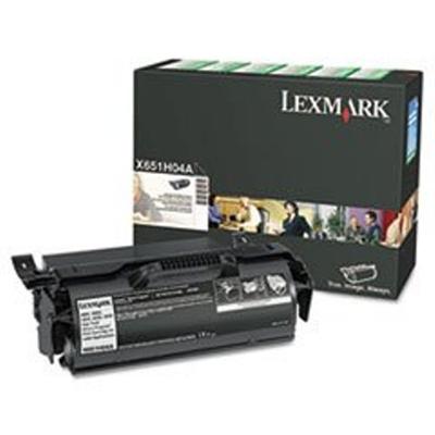 Lexmark X651H04A High Yield black original toner cartridge LCCP LRP for X651 652 652de 7462 654 656 6575 658 S651 S654