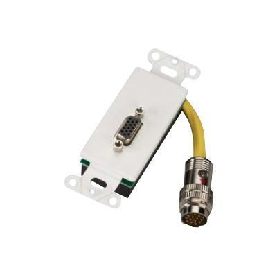 RapidRun Cabling System Break-Away Wallplate - video cable - VGA
