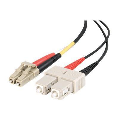 LC/SC Duplex 50/125 Multimode Fiber Patch Cable - patch cable - 3.3 ft