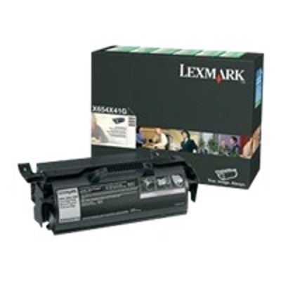 Lexmark X654X41G Extra High Yield black original toner cartridge LRP government GSA for X654de 656de 656dte 658de 658dfe 658dme 658dte 658dtfe