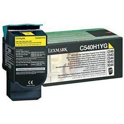 Lexmark C540H4YG High Yield yellow original toner cartridge LRP for C540 543 544 546 X543 544 546