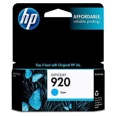 HP Inc. CH634AN 140 920 Cyan original ink cartridge for Officejet 6000 6000 E609a 6500 6500 E709a 6500A 6500A E710a 7000 E809a 7500A