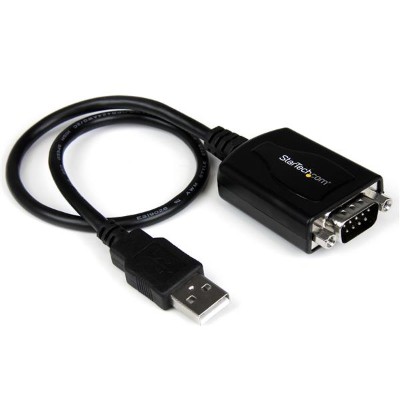 StarTech.com ICUSB2321X 1 Port Professional USB to Serial Adapter Cable with COM Retention Serial adapter USB RS 232 black