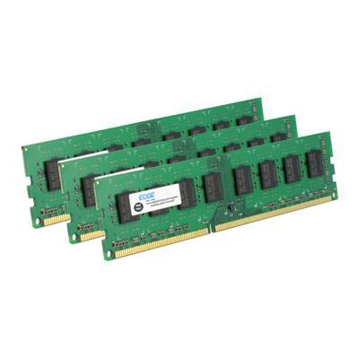 Edge Memory PE21573603 6GB (3X2GB) PC3-10600 DDR3 240-PIN Unbuffered Non-ECC Memory Kit Edge Memory PE21573603 6GB (3X2GB) PC3-10600 DDR3 240-PIN Unbuffered Non-ECC Memory Kit