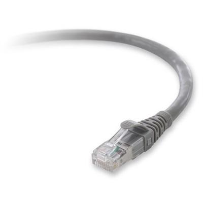 Belkin F2CP003-05GY-LS 5ft 10G CAT6a Snagless Patch Cord - Grey Belkin F2CP003-05GY-LS 5ft 10G CAT6a Snagless Patch Cord - Grey