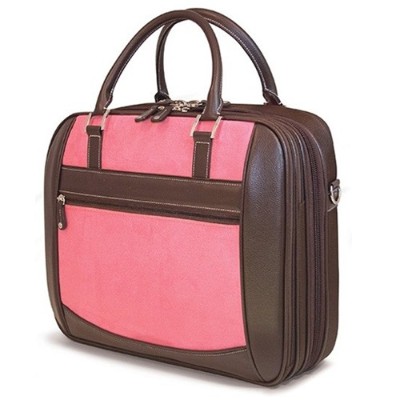 Mobile Edge MESFEBX ScanFast Element Checkpoint Friendly Briefcase Pink Suede