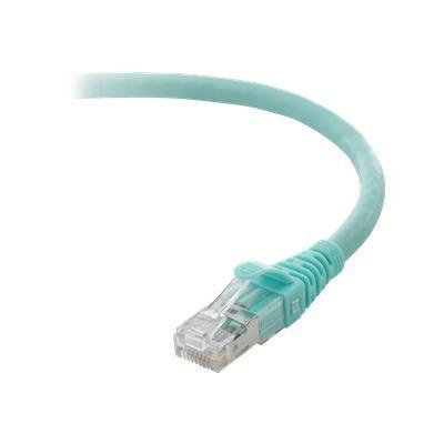 Belkin F2CP003-20AQ-LS 20ft 10G CAT6a Snagless Patch Cord - Aqua Belkin F2CP003-20AQ-LS 20ft 10G CAT6a Snagless Patch Cord - Aqua