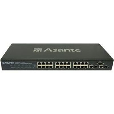 Asante 99-00826 Intracore Ic3624 24-port 10/100 Mbps   2 Gigabit   2 Shared Minigbic L2  Management Switch