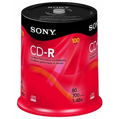 CDQ 80RS - CD-R x 100 - 700 MB - storage media