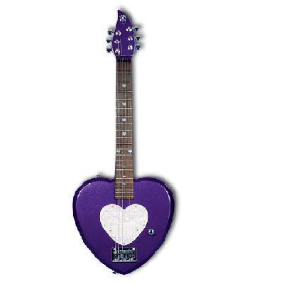 Debutante Heartbreaker Short Scale Guitar - Princess Purple