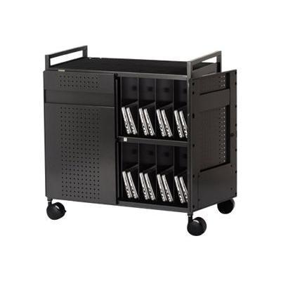 Basics Micro Computer Netbook Storage Cart NETBOOK32 - Notebook storage cart - anthracite by Bretford Manufacturing
